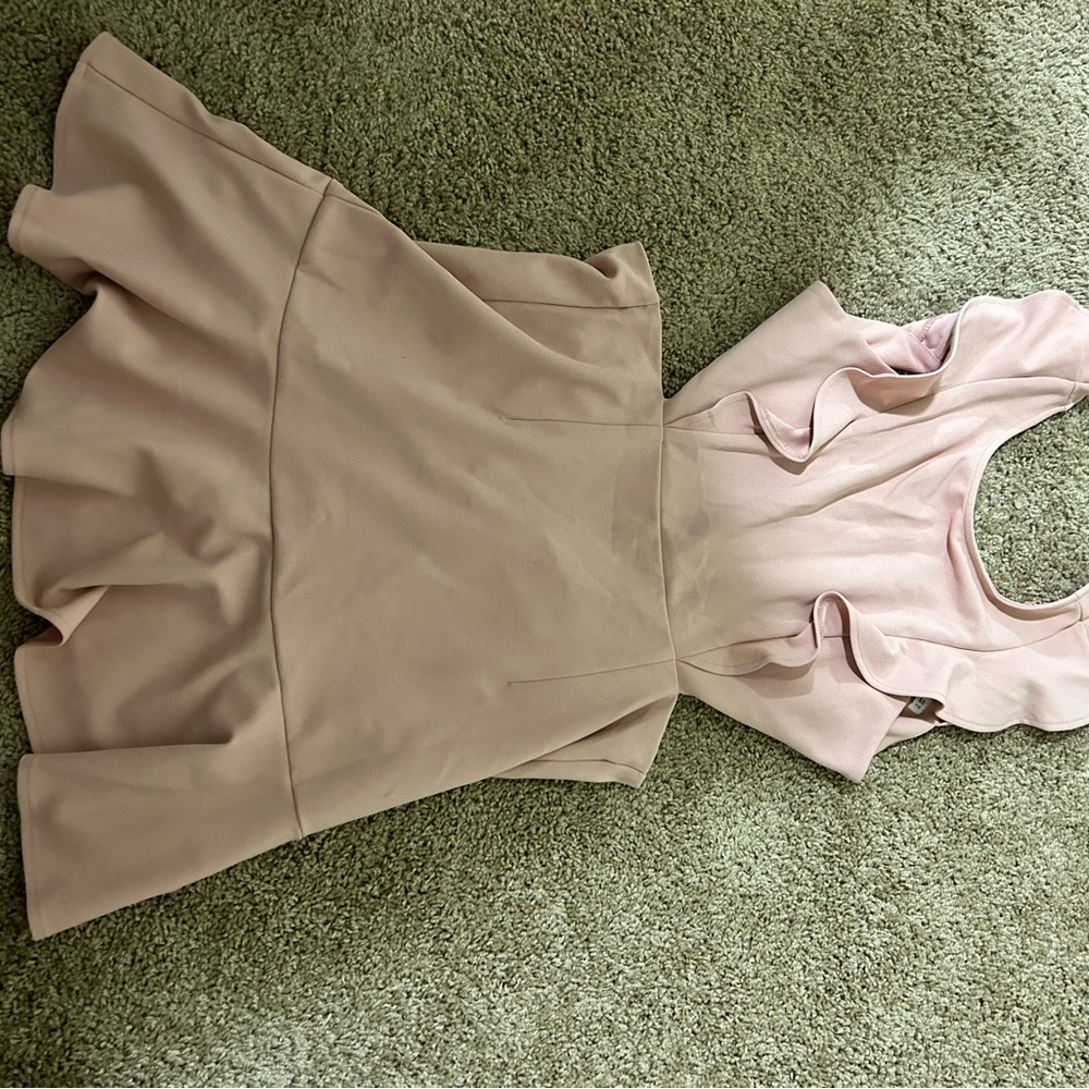 Hello Molly short pastel pink dress size large